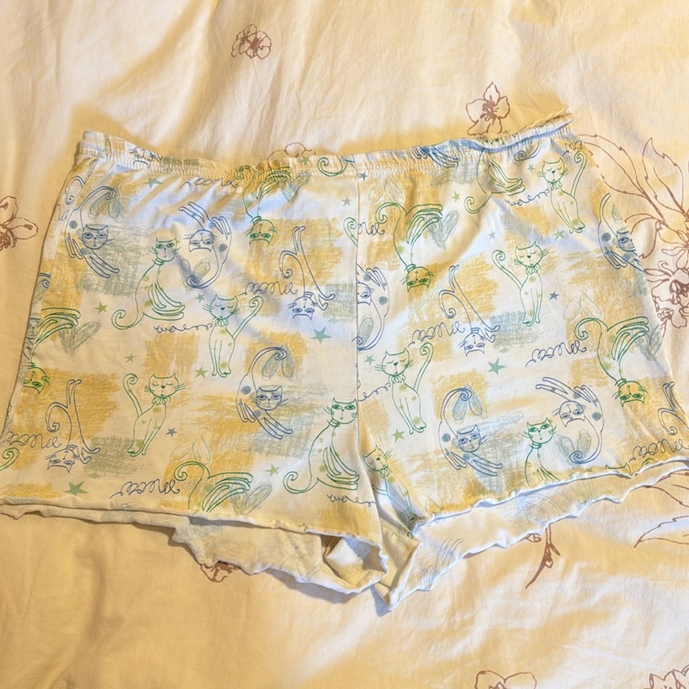 Cat Pyjama Shorts